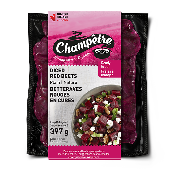 Diced red beets